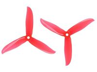 DALPROP Cyclone T5047C Pro 3-blade Transparent Red POPO Propeller for Racing Drone [1505513-tr]